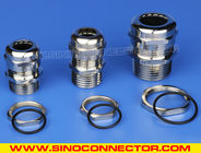 Metal (Brass, Copper) Watertight Straight Cable Glands IP69K/IP68 with PG & Metric Male Threads