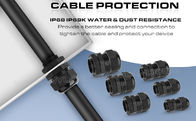 IP68 Water Resistant Plastic Euro-Top Cable Glands and IP69K Polymer Submersible Metric Cable Grip Glands