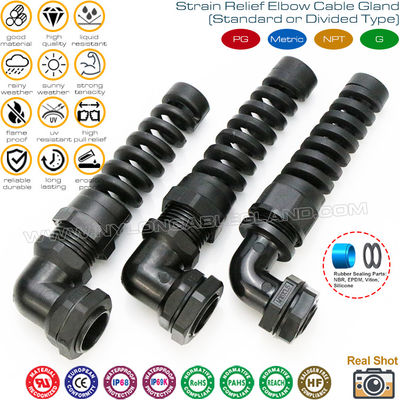 Elbow Plastic Cable Glands