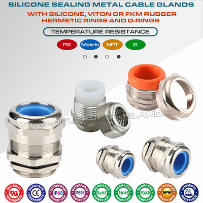 sourcing map 12 pressacavi in nylon NPT da 1,27 cm, connettori impermeabili per cavi, protezioni regolabili con guarnizioni e dado di bloccaggio per scatola di giunzione, grigio